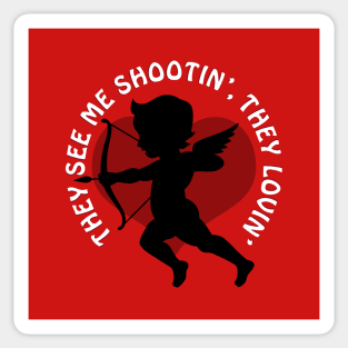 Funny Cute Cupid Love Valentine Meme Sticker